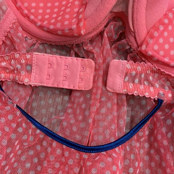 Victoria’s Secret Sexy Little Things Sheer Pink Baby Doll Slip Size 34C - Picture 13 of 14